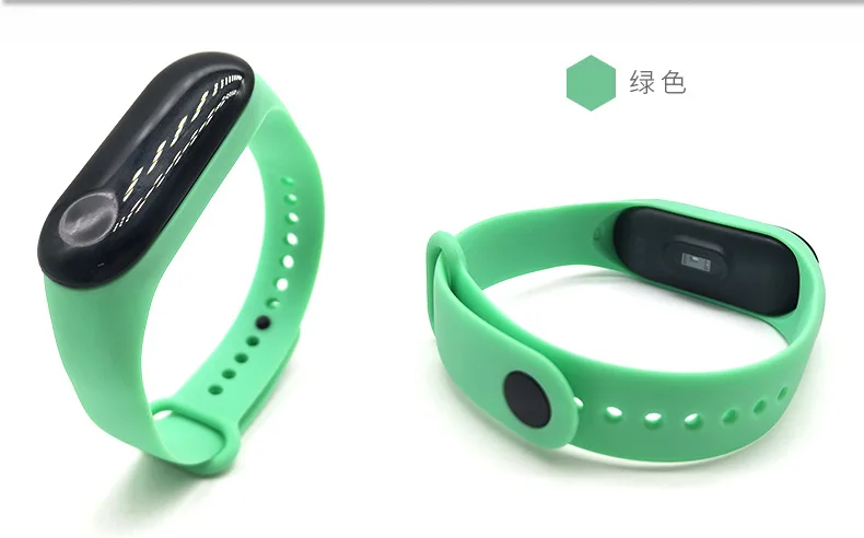 Ремешок силиконовый для Xiaomi Mi Band 3 спортивный браслет смарт часов xiaomi mi band