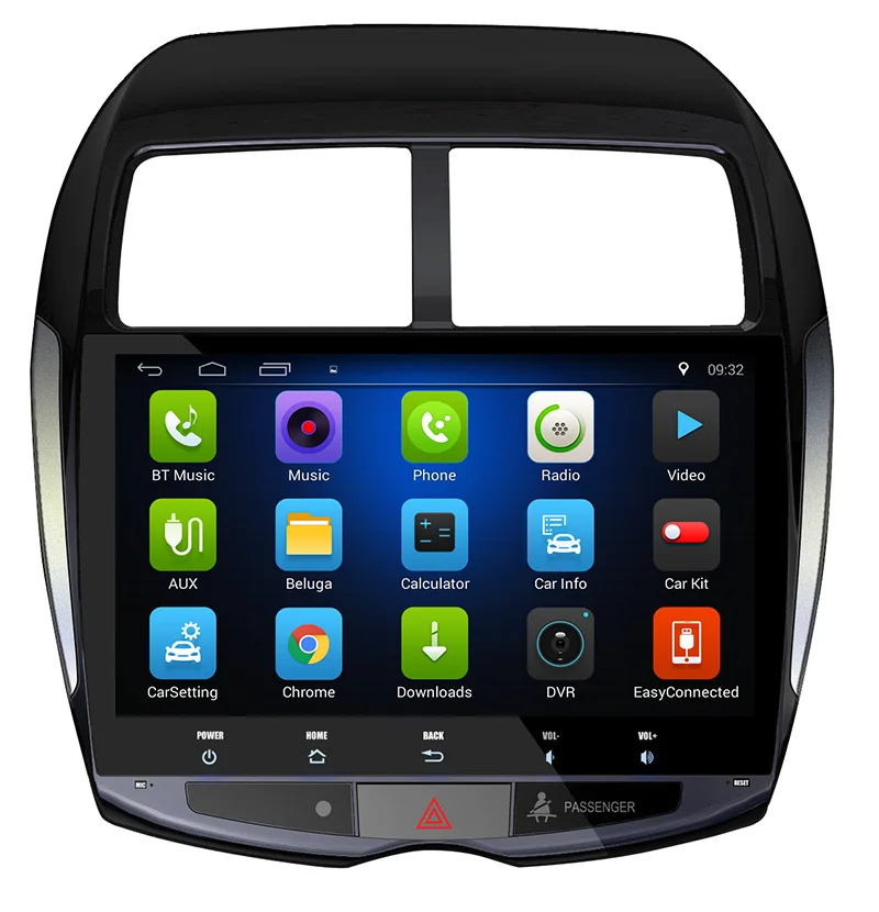 10 1 &quot2 + 32 ГБ Android 7 0 автомобильный dvd плеер для Mitsubishi ASX 2010 2012 с GPS навигацией Радио BT
