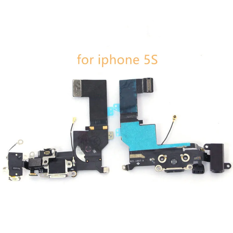 Новый зарядный порт USB док станция разъем Замена для iPhone 4 4S 5 5S SE 6 6S аудио гибкий