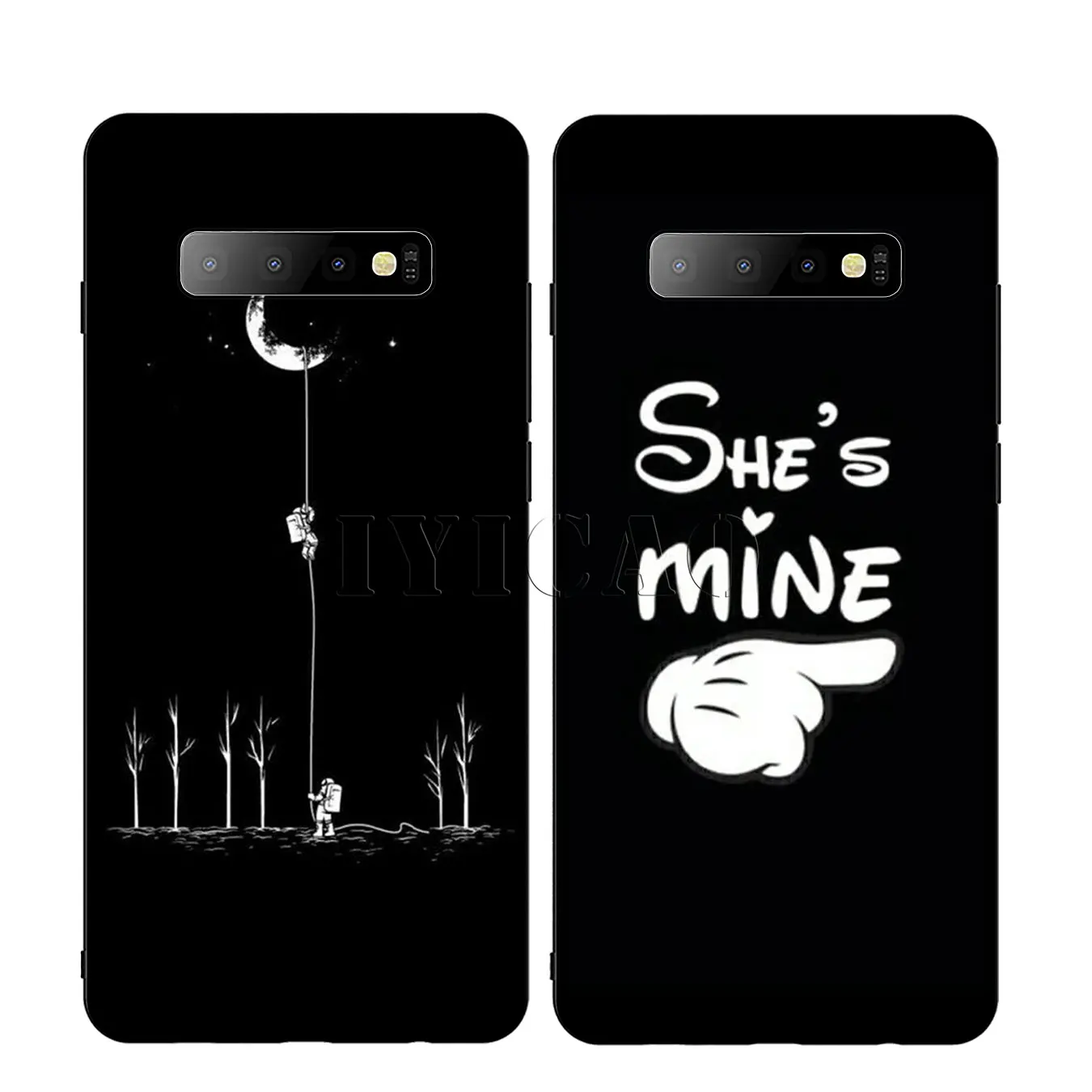 IYICAO Simple fashion animal Silicone Soft Phone Case for Samsung Galaxy S10 S9 S8 Plus S6 S7 Edge S10e E Cover |