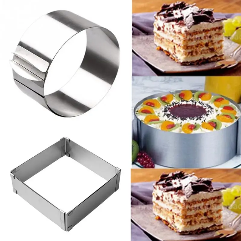 2 шт./компл. вечерние большой Размеры мусс печенья Нержавеющая сталь инструмент