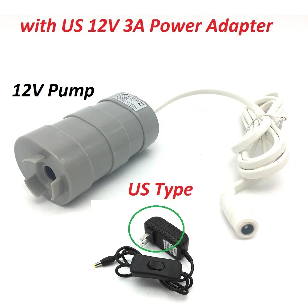 White with US12V3A Jovtop JT-550 DC 12V 24V 1000L/ч максимальный расход погружной водяной насос - Напряжение: White with US12V3A
