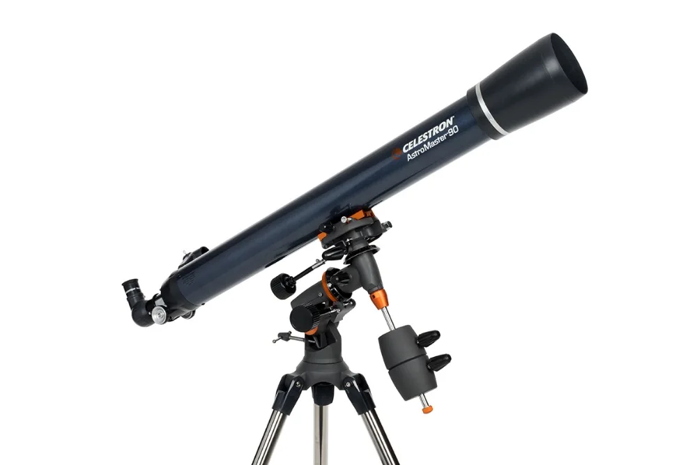 Celestron Профессиональный AstroMaster 90EQ телескоп рефрактор Red Dot искателя CG 3