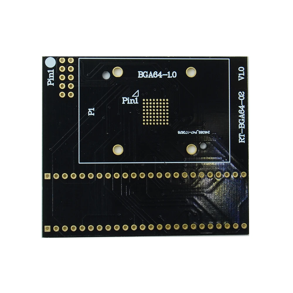 BGA64 специальный EMMC адаптер для RT809H программист RT-BGA64-01 разъем 1,0 мм расстояние рамки 11*13 мм