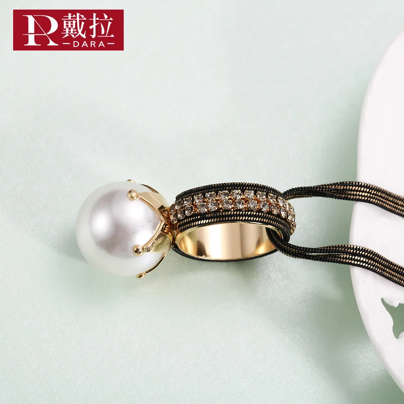 Дара новые модные женские туфли элегантный благородный длинный Циркон Имитация