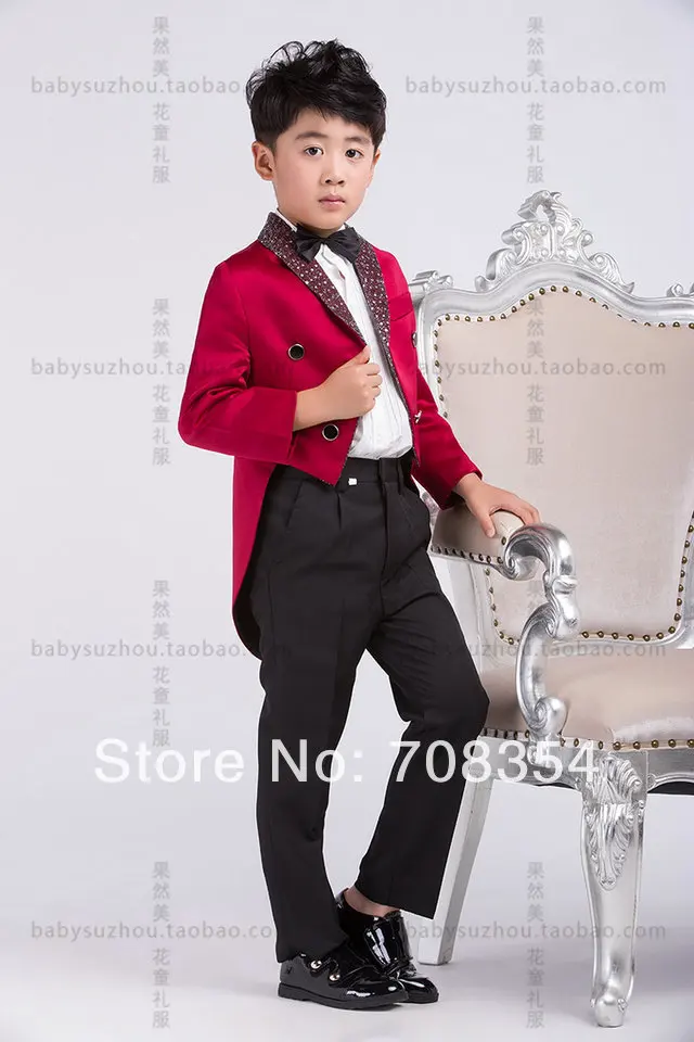 Индивидуальный Элегантный Модный розовый красный свадебный костюм для