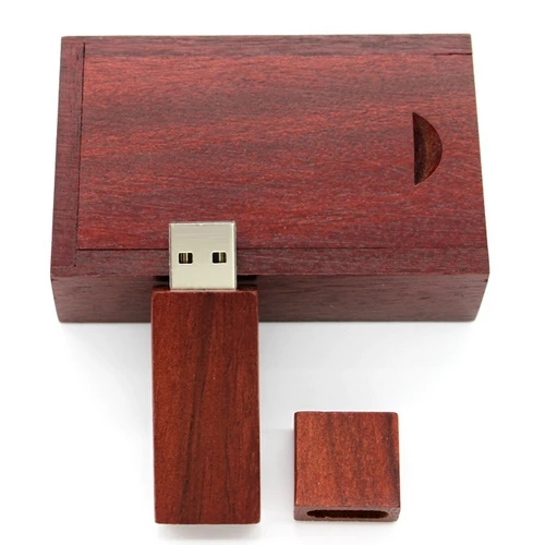 Деревянный прямоугольник высшего качества 8 ГБ/16 ГБ/32 ГБ/64 ГБ USB 3 0 флеш накопитель