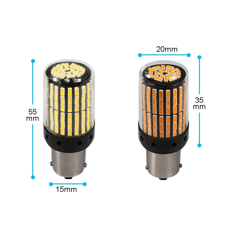 1156 BA15S T20 7440 P21W W21W светодиодный Canbus лампы нет Hyper Flash огни парковочная Лампа Стоп