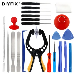 DIYFIX отвертка для смартфона 22 в 1, металлические инструменты для открытия, разборка, ремонтные инструменты, набор ручных инструментов для iPhone, Samsung