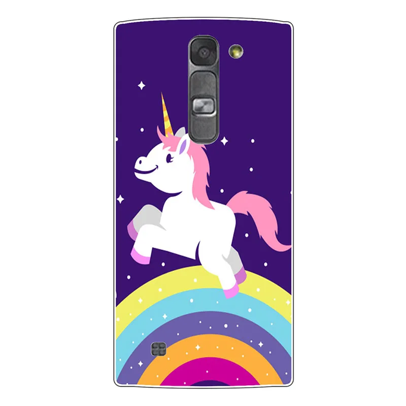 ZX48 Задняя крышка чехол для LG Magna G4c H522Y H502f H500F H525N короны цветка башни однотонный Мягкий чехол из TPU силиконовый чехол для LG G4 мини Чехол - Цвет: ZX48