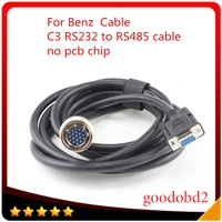 car obd2 cable for mb star c3 multiplexer obd2 cable connector rs232 to rs485 cable car diagnostic tools cables no pcb chip