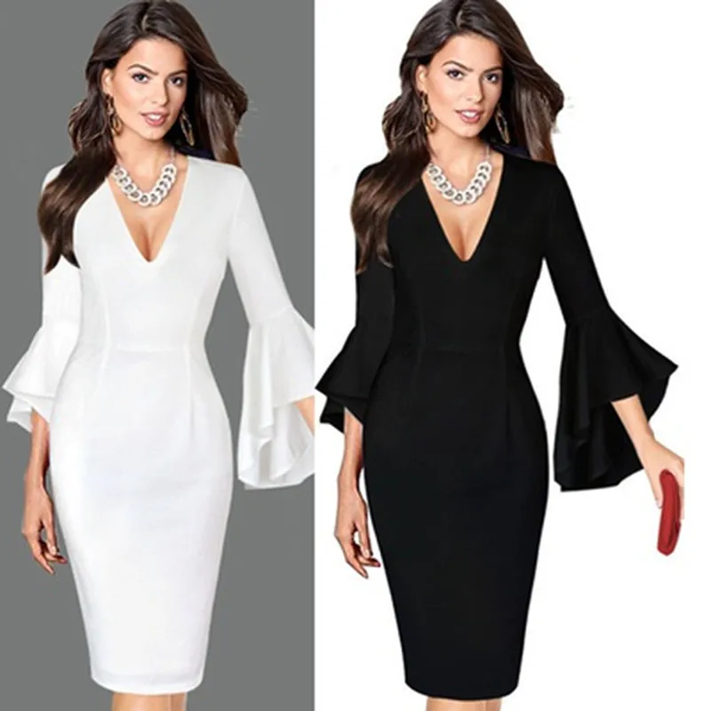 Женское формальное платье женское сексуальное с глубоким v-образным вырезом и