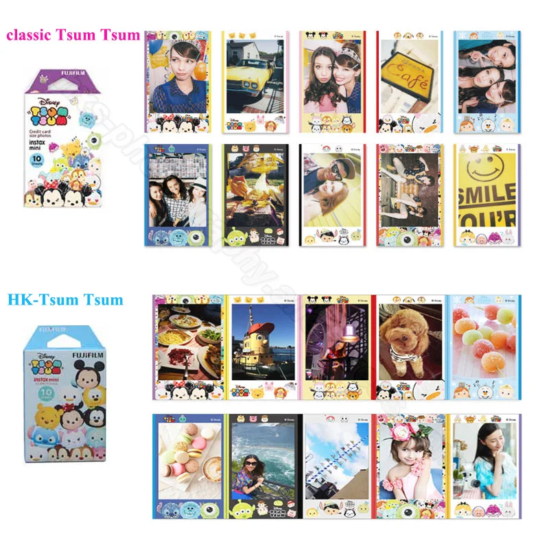 Мгновенная пленка Fujifilm Instax Mini/камера Tsum мини для принтера 9 8 70 90 7s 7 50s 25 Share печати