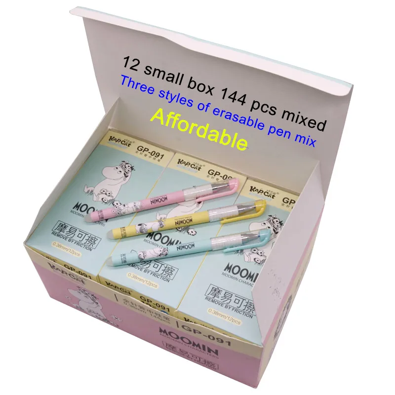 Гелевая ручка наконечника 0 38 мм стираемая 1 большая коробка 12 маленькую