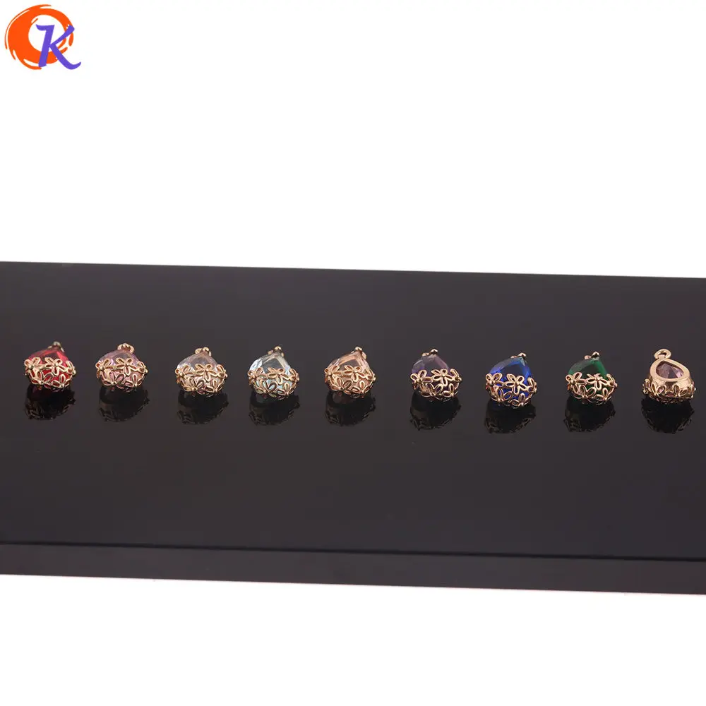 

Cordial Design 100Pcs 9*16MM Jewelry Accessories/Hand Made/Earring Connectors/DIY Jewelry Making/Earring Findings/Crystal Charms