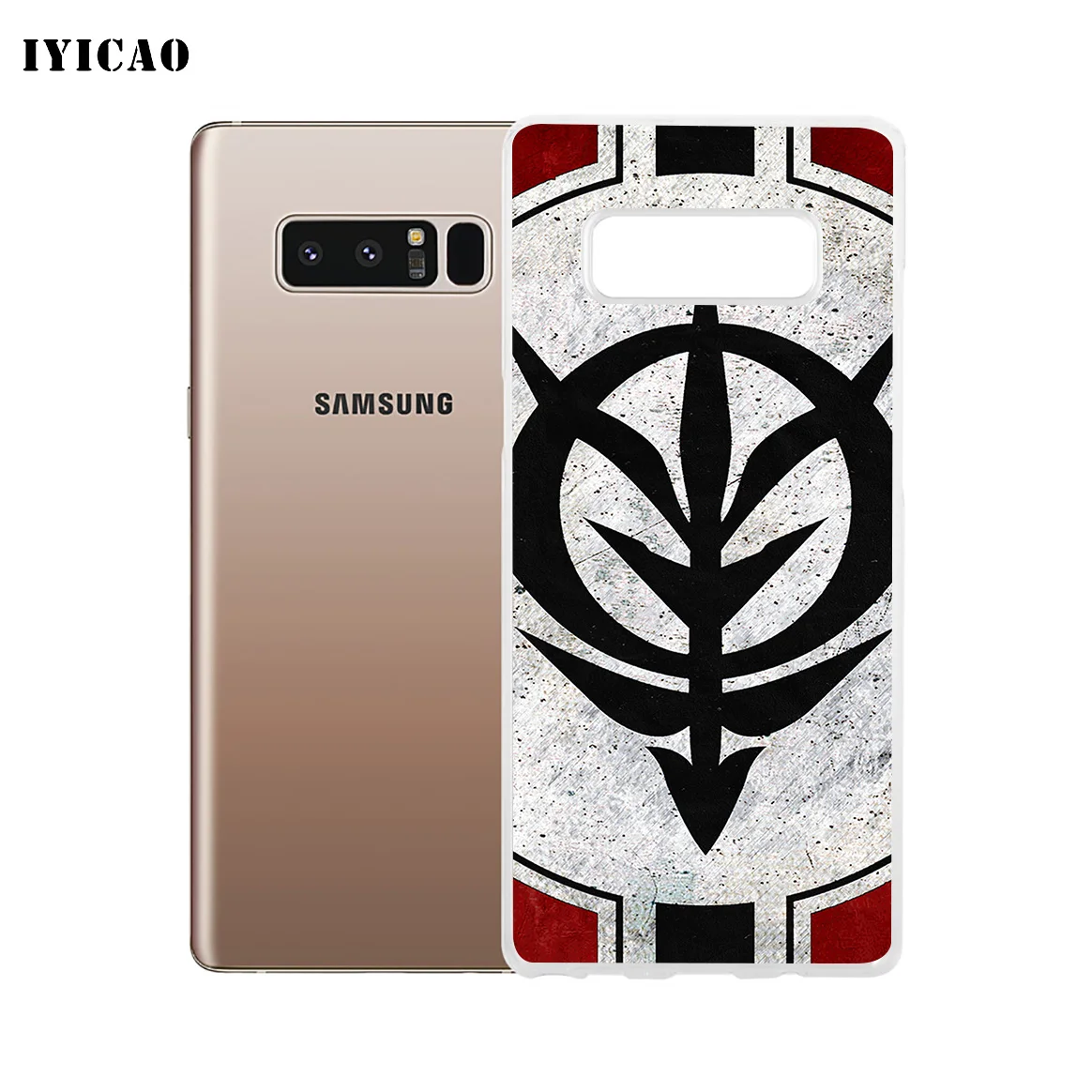 IYICAO Gundam Мягкий силиконовый чехол для телефона Samsung A5 A6 Plus A7 A8 A9 J3 J5 J7 Note 8 9 TPU