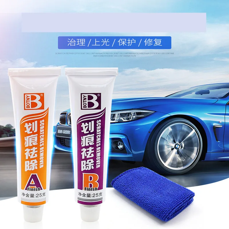 Набор для ремонта царапин воск удаления губка ухода за автомобилем полировка