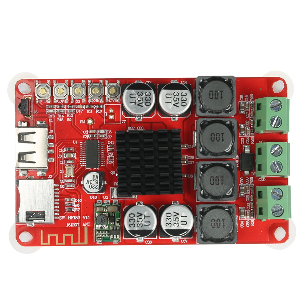 TPA3116 2*50 Вт беспроводной Bluetooth 4 0 аудио приемник плата стерео усилитель модуль DC 8 26