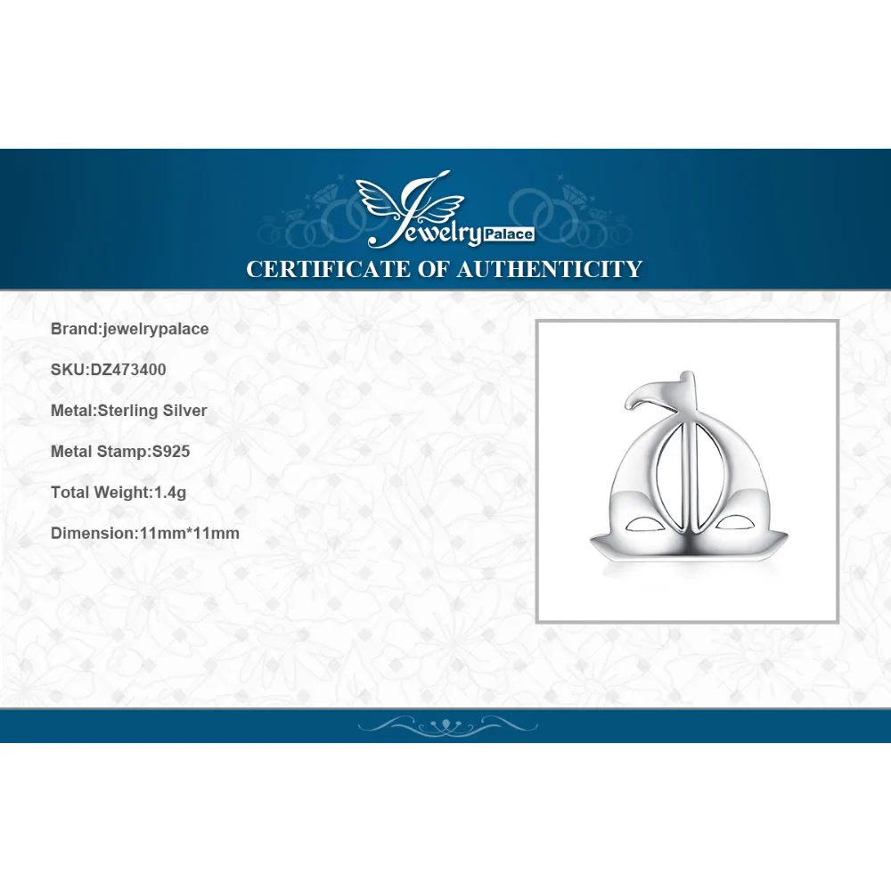 JewelryPalace 925 пробы серебро море любви Парусник Очарование Бусины Для мамочек и дочери Новая горячая Распродажа красивые подарки