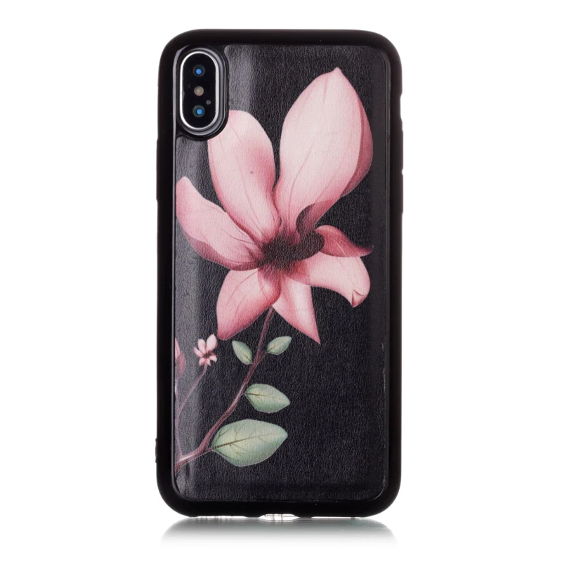 Роскошные чехлы для телефонов из искусственной кожи iPhone X 7 8 Plus модный флип-чехол