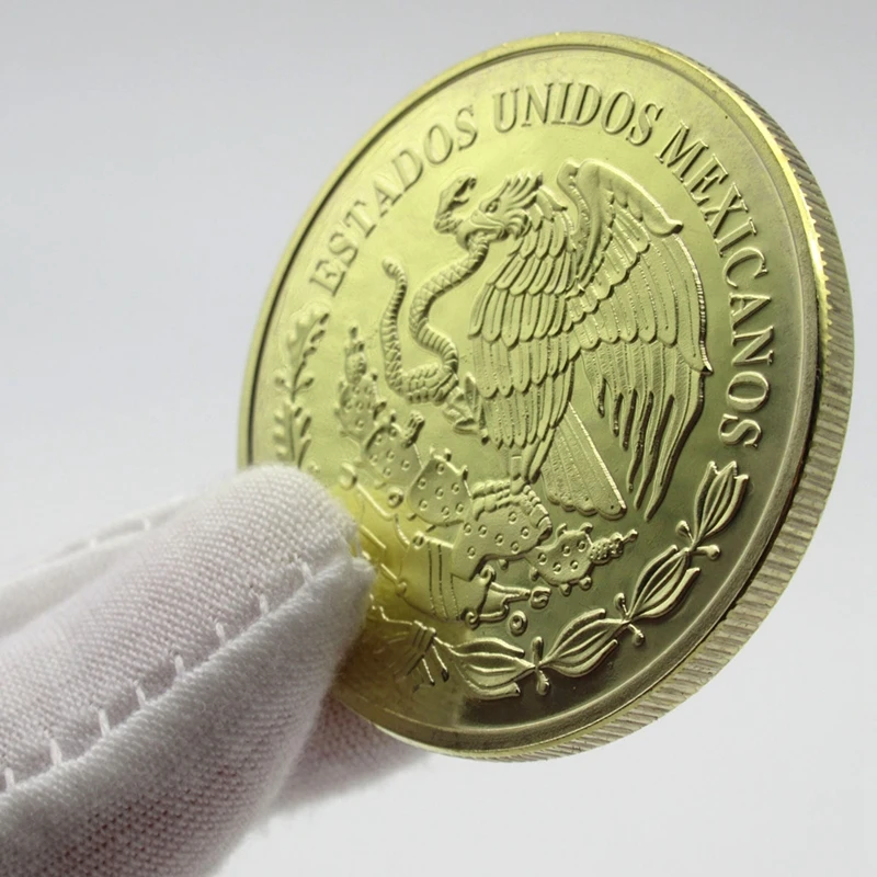 Мексика независимости 200 годовщина статуи Свободы золотые монеты сувенир