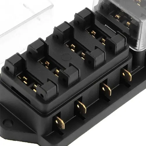 Акция! Портативный плавкий чехол 8 Vs 12V для автомобиля черный цвет | Строительство