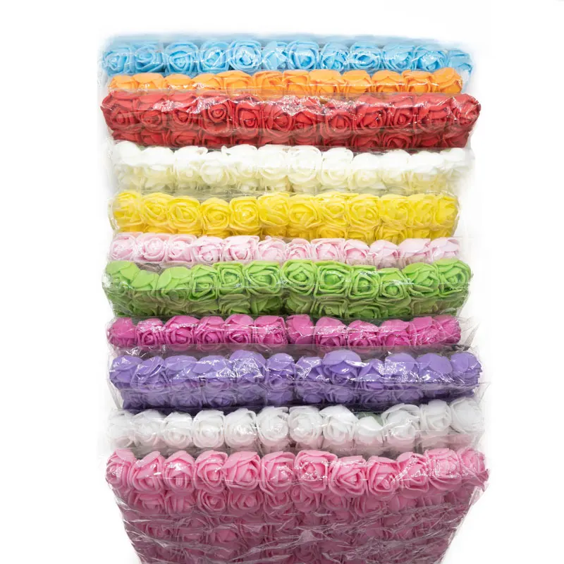 144 шт./лот без кружева пены розы цветы поддельные для украшения медведя свадебные