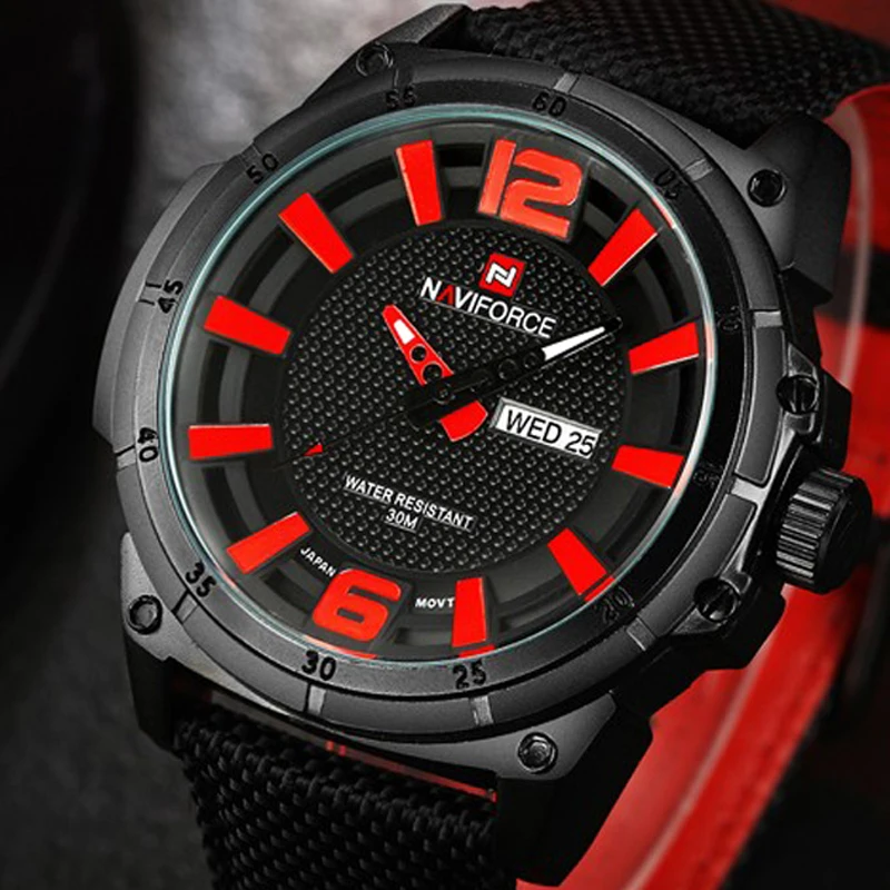 Топ Бренд Мужской Военный Часы мужские Кварцевые Час 3D циферблат Дата Человек