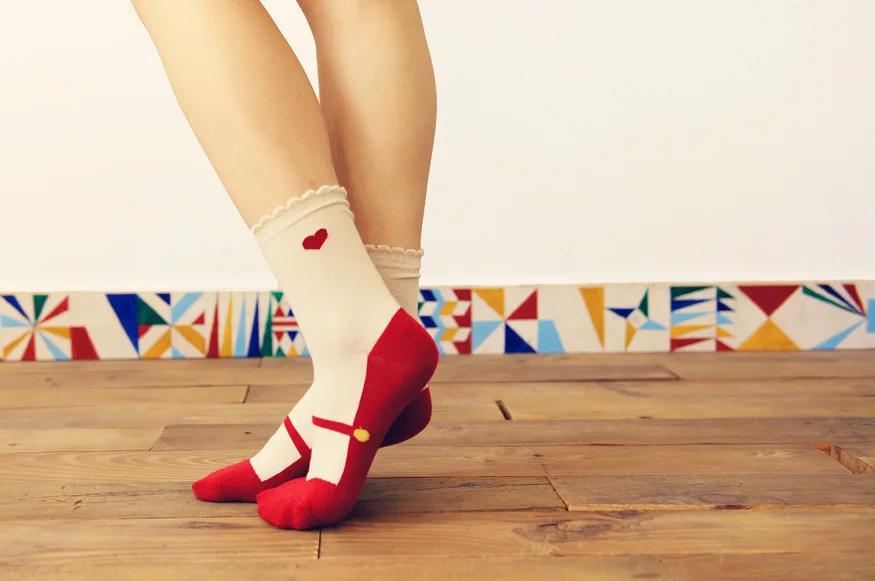 Новинка модные носки из 100% хлопка для балета креативные милые маленькие носки|socks