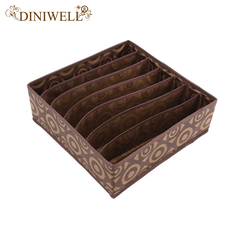 DINIWELL Нетканая коробка для хранения для дома, органайзер для нижнего белья, коробки для бюстгальтера, галстука, носки, складной контейнер, органайзеры, различные сетки