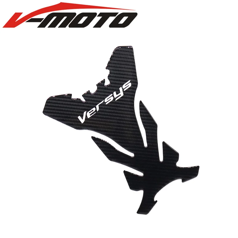 

3D Carbon Fiber Gas Oil Tank Pad Protector Sticker Decal For Kawasaki Versys 650 VERSYS650 VERSYS 650