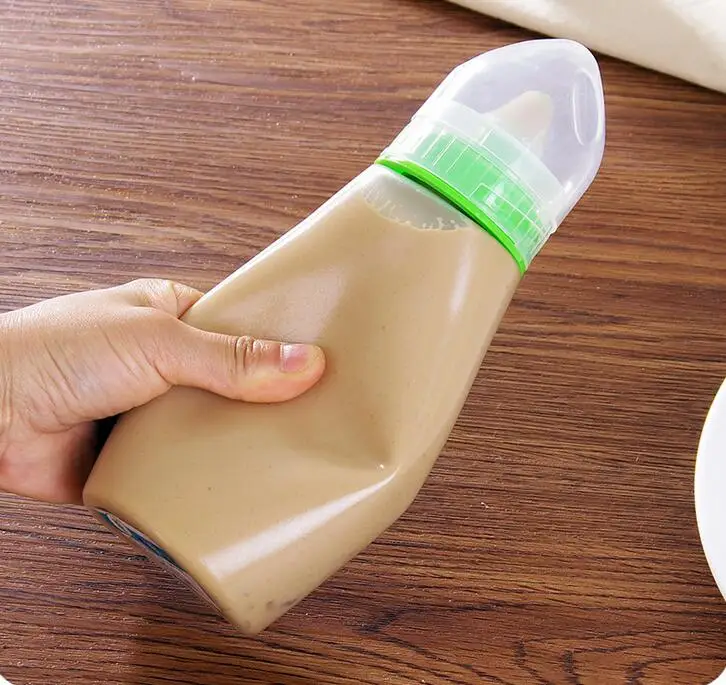 Вращающаяся крышка бутылки соуса баночки для специй пластиковая бутылка масла