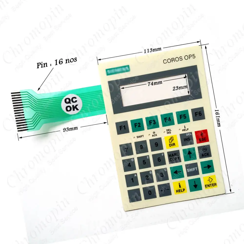 Переключатель мембраны для 6AV3 505-1FB12 505-1FB00 505-1FB01 OP5/A1 | Компьютеры и офис