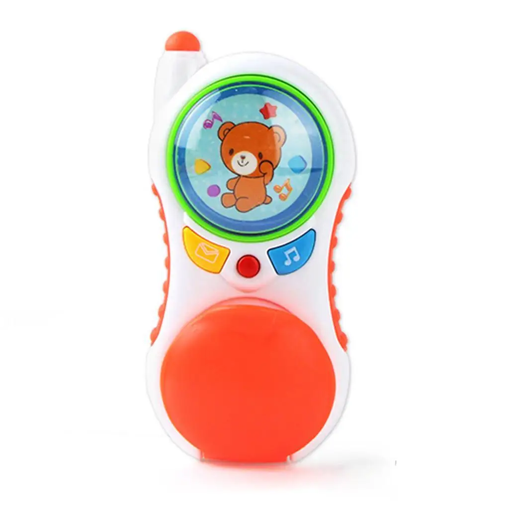 Music Flip Cover Phone with Photo Function Early Education Toys(batteries not included) Enlightenment Puzzle Toys | Игрушки и хобби