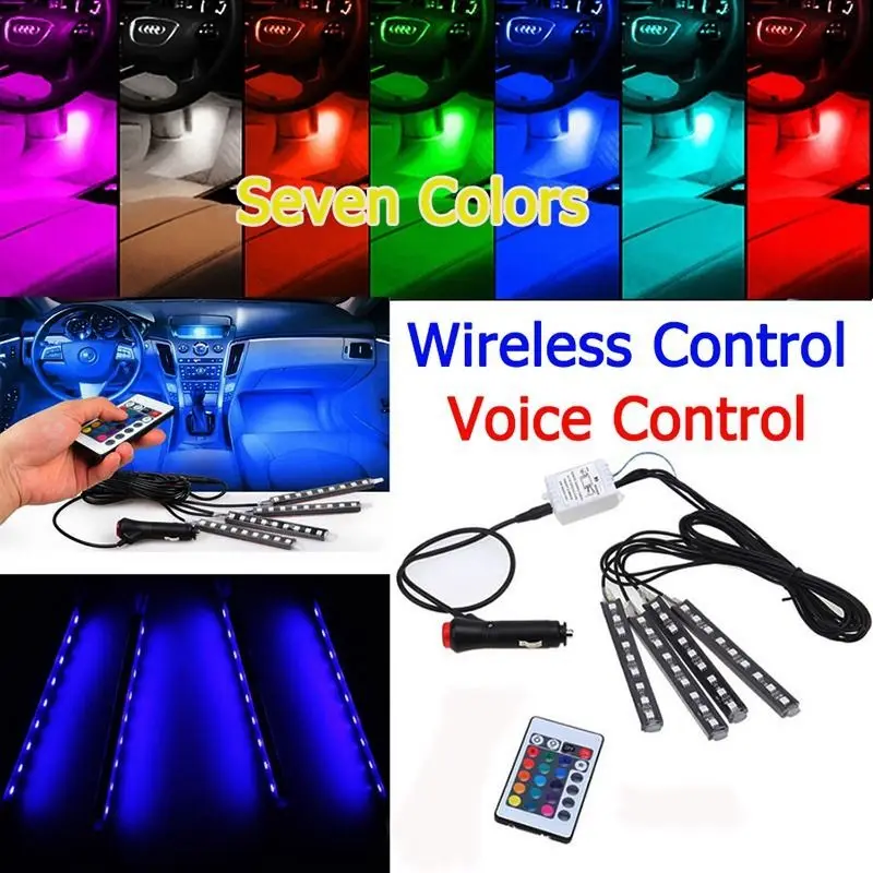 12 В постоянного тока 4 шт. 9LED пульт дистанционного управления автомобильный