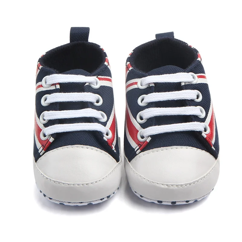 2018 малыш Веревка на подошве обувь Горячий Юнион Джек шаблон детская мода весна и