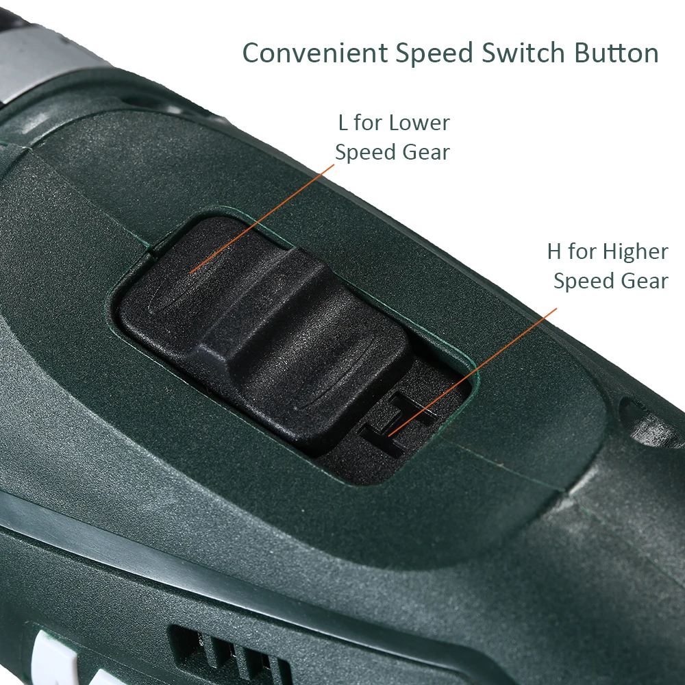

MOSTA 12V 180W Power Tool Electric Drill Rechargeable Cordless Drill Kit 1500mAh Li-ion Battery 27N.m 1350rpm