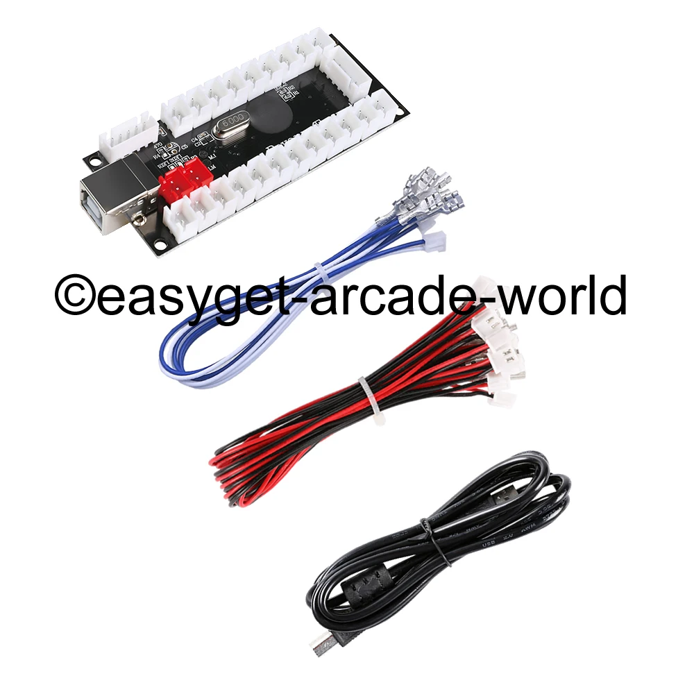 Аркадные DIY аксессуары 5V USB PC Enocder доска + 10 x кнопки аркадный джойстик для Raspberry PI 3B