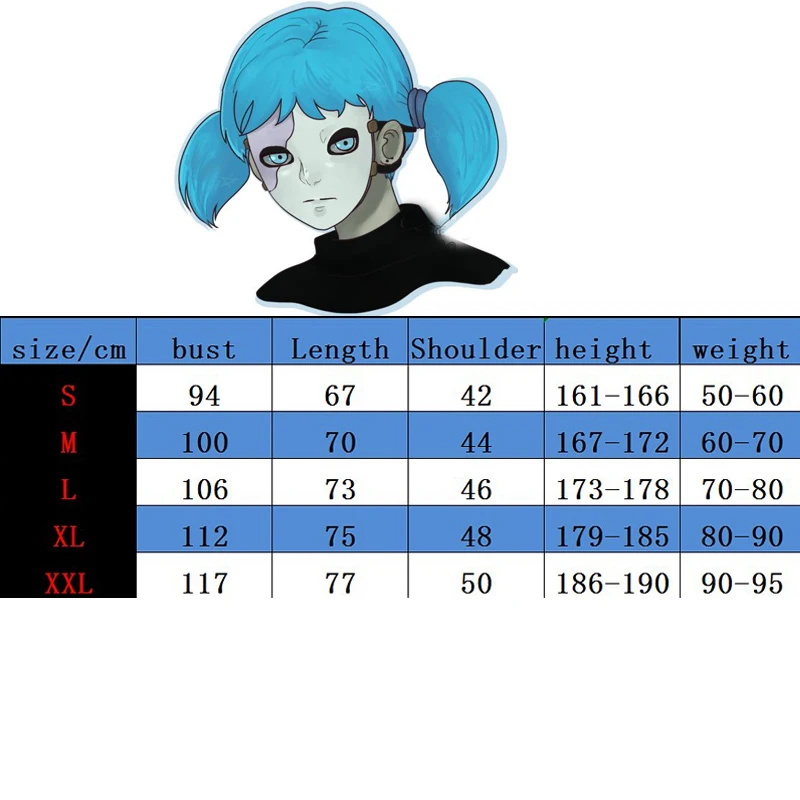 Футболка с коротким рукавом для косплея винтажный хлопковый костюм игры Sally Face
