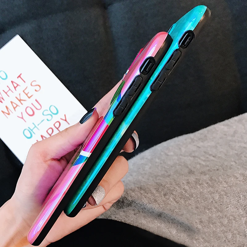Летние чехлы для телефонов с фруктами iphone X милым рисунком ананас арбуз чехол 6 S 7 8