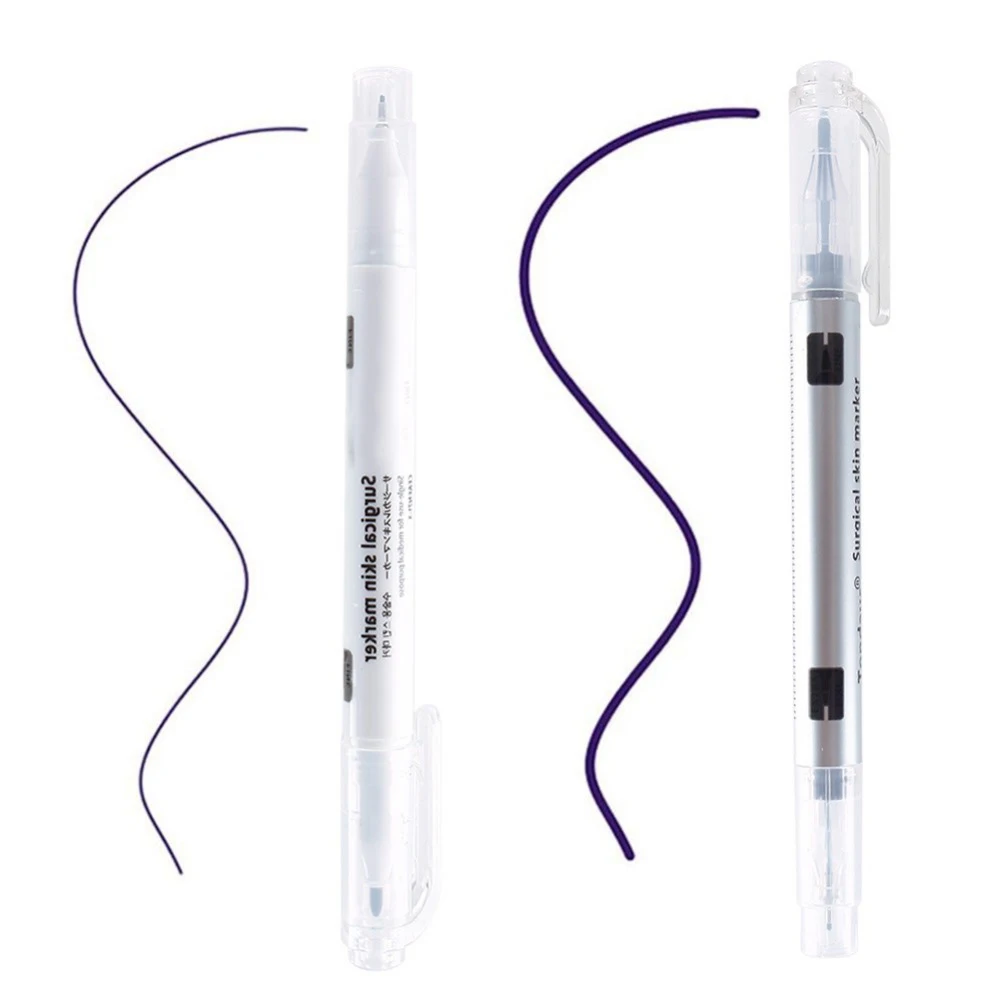 Хирургические Иглы для кожи ручки татуажа бровей маркер карандаш с