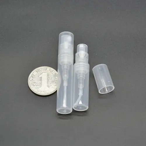 2 шт./лот мл распылитель Smaill многоразовый пластиковый флакон для духов мини проба