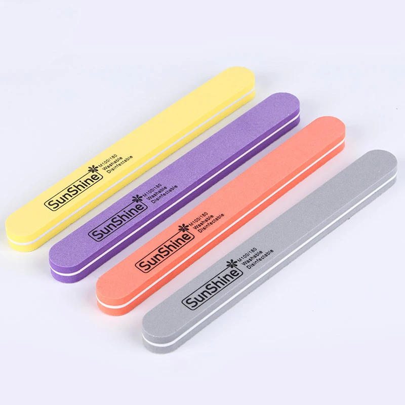 10 шт./лот 4 цвета пилка для ногтей буферные пилки Алмазная головка шлифовальный