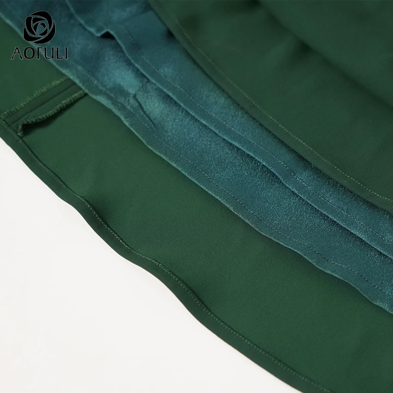 L-XL-XXL однотонное женское платье до середины икры с поясом и v-образным вырезом