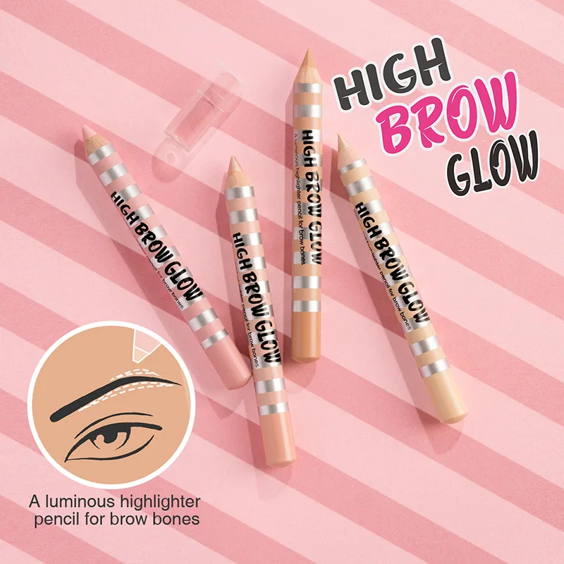 Concealer Pen Houten Handvat Zachte Gezichtscrème Waterdicht Contour Beige Fleuren Kleur Natuurlijke Double Head | Красота и