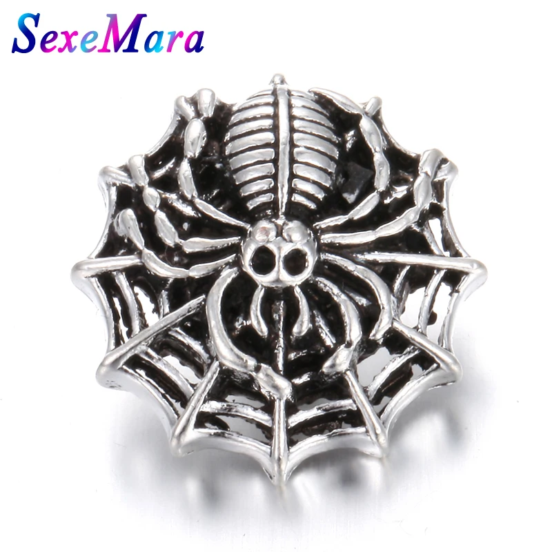 6 шт./лот оптовая продажа ювелирные изделия с кнопками металлический стиль 18 мм