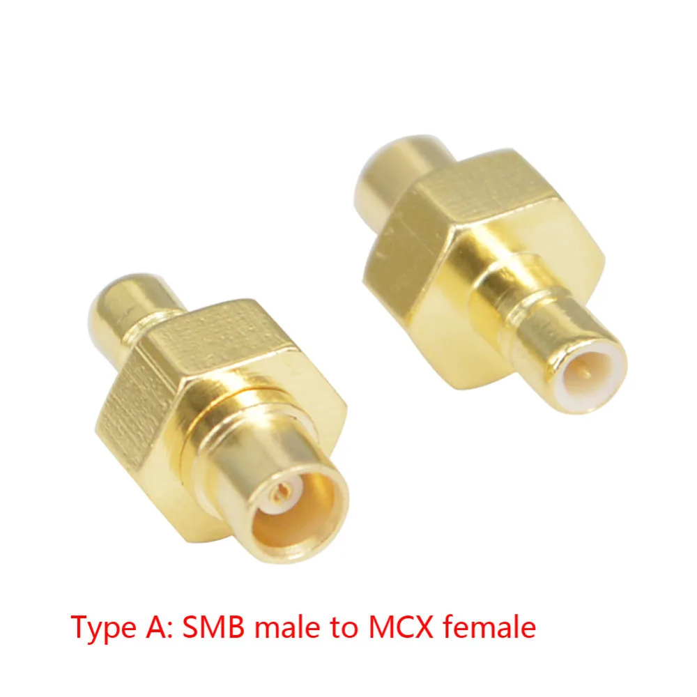 10 шт. SMB MCX RF адаптер к комплект Male Female Coax Соединительный адаптер|smb female connector|smb male