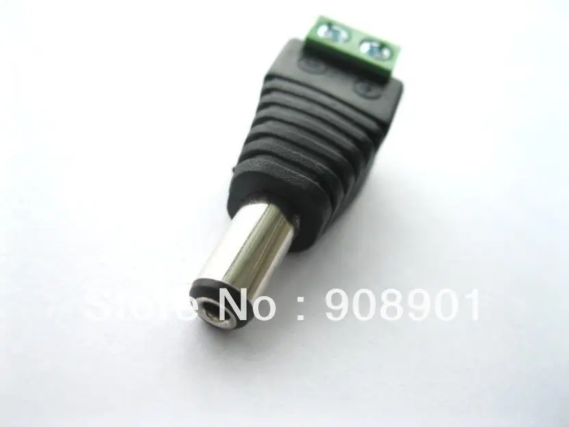 2 pcs/lot 2.1 мм * 5 постоянный ток вилочная часть джек коннектор оптовик|connector rg6|connector
