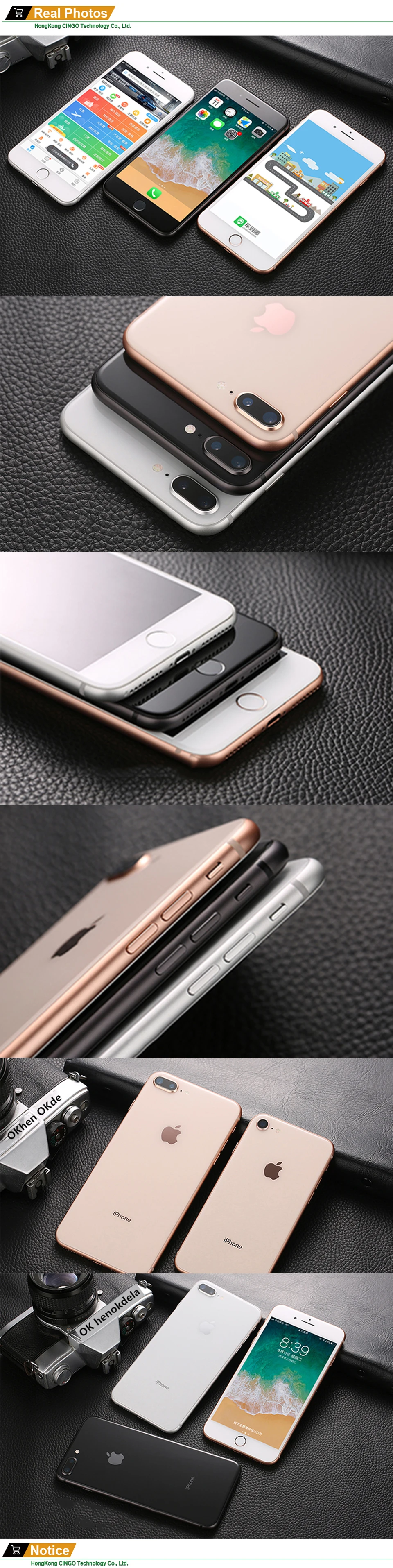 Мобильный телефон Apple iphone 8 Plus, шестиядерный процессор iOS, 3 Гб ОЗУ, 64-256 Гб ПЗУ, 5,5 дюйма, 12 МП, отпечаток пальца, 2691 мА/ч, LTE
