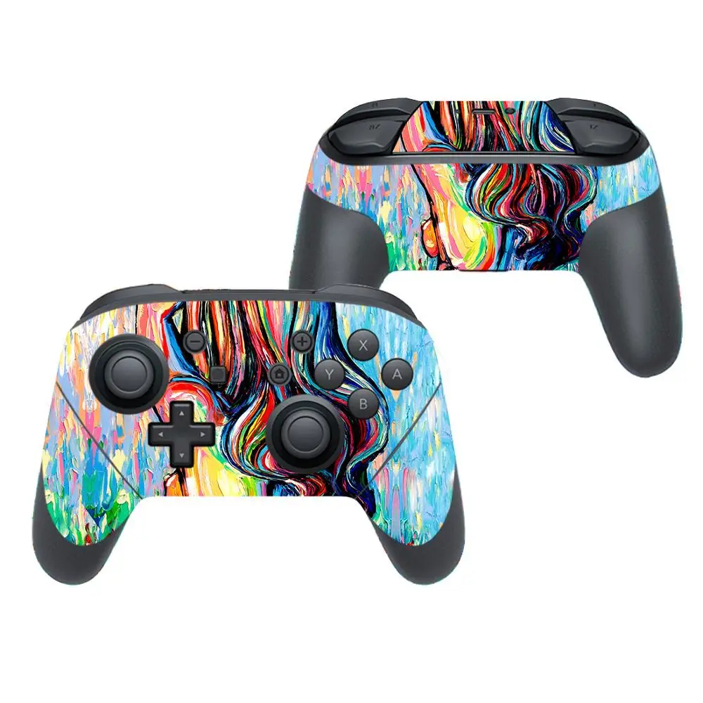 Виниловая наклейка на чехол Splatoon 2 кожу для контроллера Nintendo Switch Pro геймпад